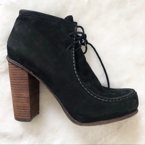 Dolce Vita Black Leather Jada Stacked Heel Boot - Picture 3 of 8